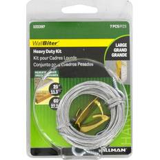 Heavy duty wall hooks Hillman ACEDS 5372354 Heavy Duty Wallbiter Kit Picture Hook