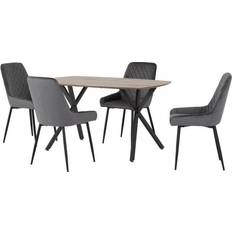 SECONIQUE Grey Athens Dining Set