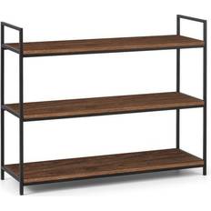 Julian Bowen Shelves Julian Bowen Tribeca Walnut Effect Low Book Shelf