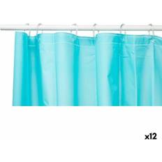 Shower Curtains Berilo Eco-Friendly Blue EVA Shower Curtain 180 x 180 cm