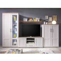 Home4you ROMANCE Wohnwand Wohnzimmer Schreibtisch