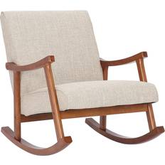 Sillones Mecedora CLP Morelia Tela Crema 92 x 67 x 82 cm Sillón Mecedora