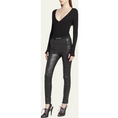 Tom Ford Tights Tom Ford Black Plonge Leggings LB999 Black
