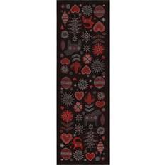 Ekelund Duge Ekelund Julnatt Dug Sort (120x35cm)