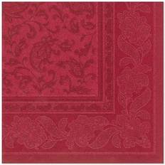 Papstar 1/4-Falz, Collection", Motiv: Stoffserviette Rot (40x40cm)