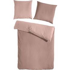 Brown Duvet Covers Primera Edelflanell Bettwäsche Wende Bettbezug Braun (200x)