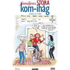 Väggkalender 2024 Väggkalender 2024 Familjens STORA kom-ihåg-kalender