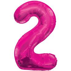 Unique 2 Pink 34" Numeral Balloon