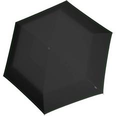 Doppler Svarta Paraplyer Doppler Mixed Adult, Knirps US.050 ultra light slim manuell neon, svart, en storlek, Neon svart, Medium