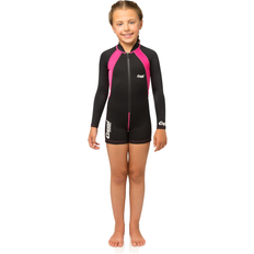 Cressi Long-Sleeve Swimsuit for Kids Black/Pink