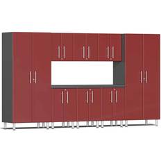 Red Wall Cabinets Ulti-MATE Garage 2 9-Piece