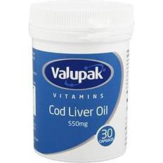 Valupak Vitamins Cod Liver Oil 550mg 30 pcs