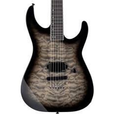 ESP Ltd M-1001Nt Quilted Maple Electric Guitar Charcoal Burst