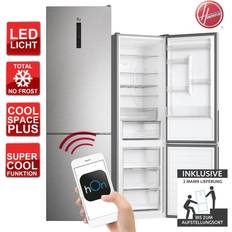 Hoover Libero Frigo congelatori Hoover H-FRIDGE 700 HOCE7620CX Libera Installazione 377 L C Alluminio