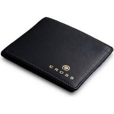 Cross authentic men's luxury houston slim leather wallet black great gift