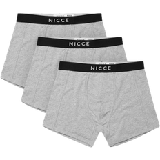 Nicce Alesi Boxer Shorts 3-pack - Light Grey