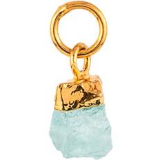 House of Vincent Birthstone Pendant Machi Aquamarine Gold Plated