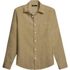 J.Lindeberg Herre Overdeler J.Lindeberg Slim Fit Clean Linen Shirt - Aloe