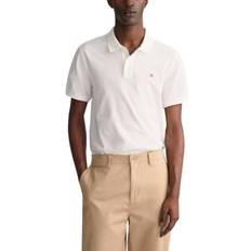 Regular Fit Shield Piqué Polo Shirt - White