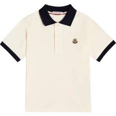 Moncler kids Moncler Kid's Cotton Pique Polo Shirt - White