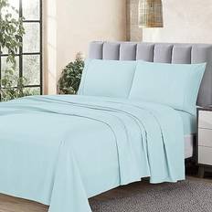 Cathay Home Essentials Ultra Soft Bed Sheet Blue (259.1x228.6)