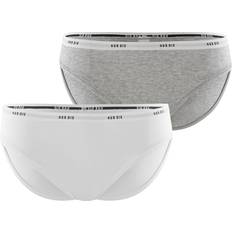 Nur Die Soft Slip 2-pack - Grey Melange/White