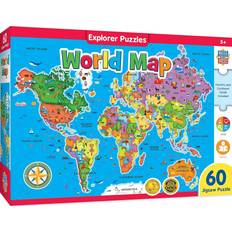 Masterpieces World Map 60 Pieces