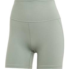 Donna - Yoga Shorts Adidas Yoga Studio Five-Inch Short - Silver Green