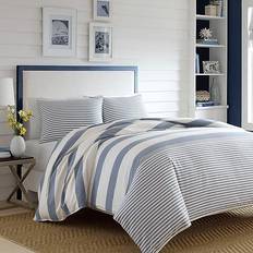 Stripes Bed Linen Nautica Fairwater Bedspread White, Gray, Blue (264.2x243.8)