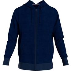 Tommy Hilfiger Tonal Relaxed Fit Lounge Hoody - Dark Blue