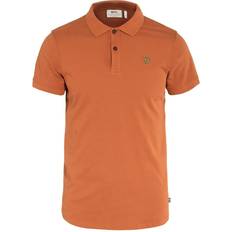 Bruna Pikétröjor Fjällräven Men's Övik Polo Shirt, S, Terracotta Brown