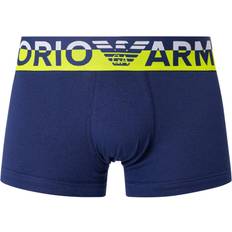 Yellow Men's Underwear Emporio Armani Mega Logo Trunks