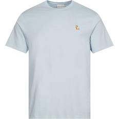 Chillax Fox Patch Regular Tee - Sky Blue