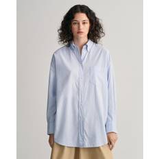 Gant skjorta dam oxford Gant Dam Oversized fit Luxury oxfordskjorta Blå