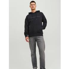 Jack & Jones Text Hoodie Svart