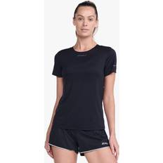 2XU Dame Overdele 2XU Women's Light Speed Tech Tee - Black/Black Reflective