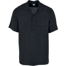 Uomo - Viscosa Camicie Urban Classics Camicia - Nero