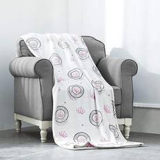 Juicy Couture Luxurious And Soft Blankets Pink, Black, White (177.8x127cm)