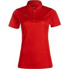 Dam - Röda - Träningsplagg Pikétröjor Puma TeamLIGA Sideline Poloshirt Damen