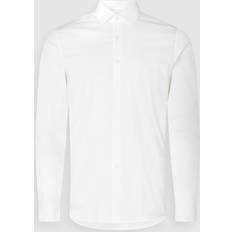Calvin Klein Poplin Stretch Slim Shirt - White