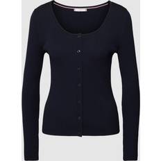 Tommy Hilfiger Modal Hauts Tommy Hilfiger Strickjacke dunkelblau