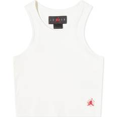 Jordan Donna Canottiere Jordan Men's Tank Top - Coconut Milk/Gym Red