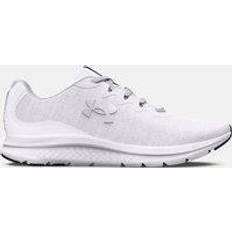 Under armour charged impulse Under Armour UA W Charged Impulse 3 Knit Sneaker - White/Metallic Silver