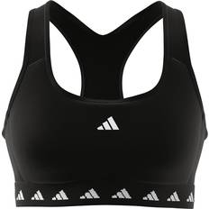 Fitness & Gimnasio Sujetadores Adidas Powerreact Training Medium-Support Techfit Bra - Black, Female