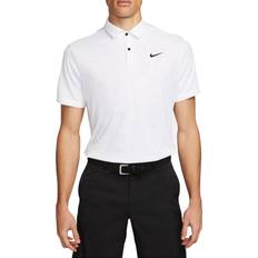 Nike Dri-FIT Tour Men's Jacquard Golf Polo White