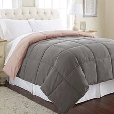 Modern Threads Down Alternative Bedspread Pink, Black (264.2x223.5cm)