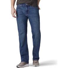 Men - Rayon Jeans Lee Men's Big & Tall Extreme Motion Relaxed Fit Jeans in Mega Size 34