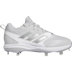 Adidas Baseball Shoes adidas Mens Icon Mens Baseball Shoes White/Grey