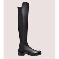 Wide Fit High Boots Stuart Weitzman 5050 Bold Boot Black Women's Shoes Black