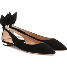 Aquazzura Sorte Flade Sko - Sort